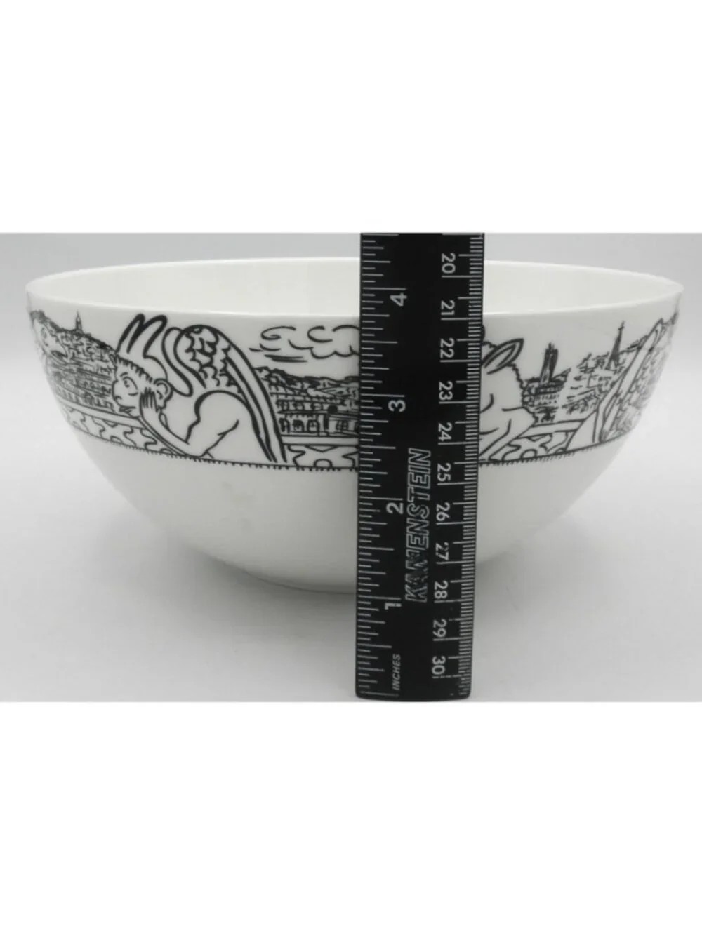 Parisian Scenes by Mikasa 8 5/8 Inch Serving Bowl Pattern Code: MIKPASC